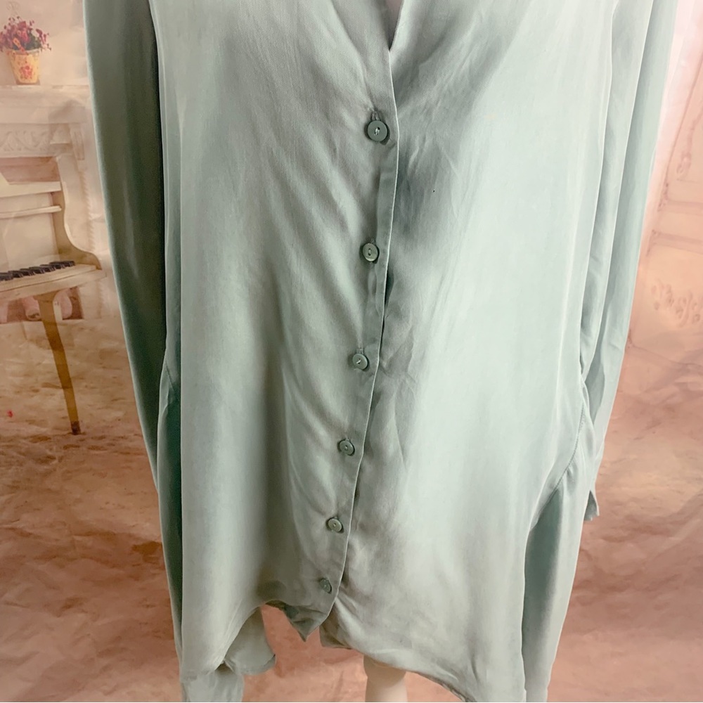 NEW Soft Surrounding Laurel Tunic in dusk Green - Picture 4 of 13